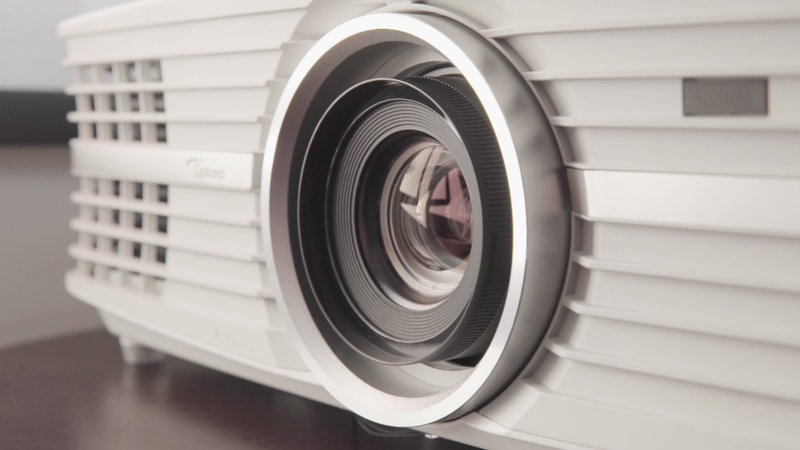 You focus the lens by manipulating a ring much as one would do on a camera.